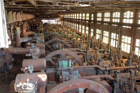 Turbines at the Bethlehem Steel plant. 